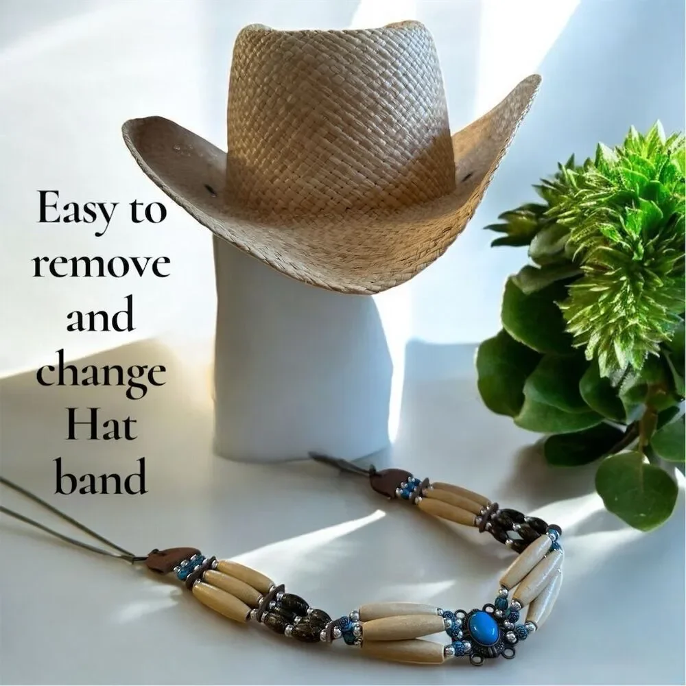 Renegade Made In The USA Unisex Western Straw Hat Removable Band